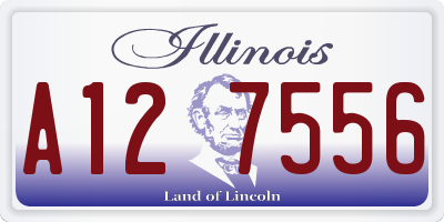 IL license plate A127556