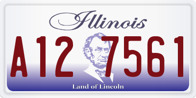 IL license plate A127561