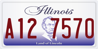IL license plate A127570