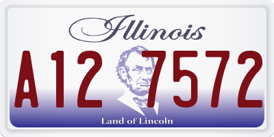 IL license plate A127572