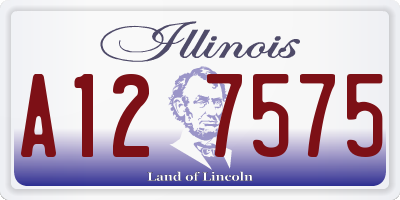 IL license plate A127575