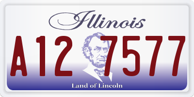 IL license plate A127577