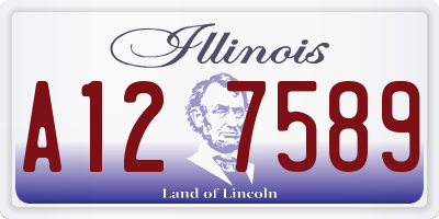 IL license plate A127589