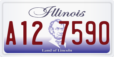 IL license plate A127590