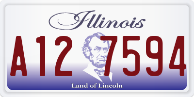 IL license plate A127594