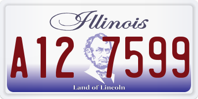 IL license plate A127599