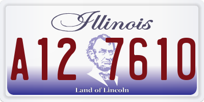 IL license plate A127610