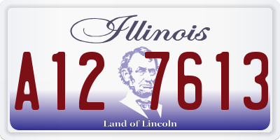 IL license plate A127613