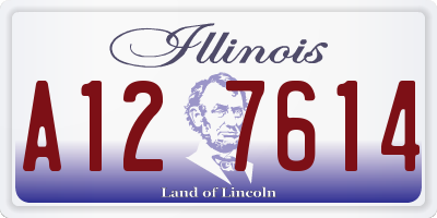 IL license plate A127614