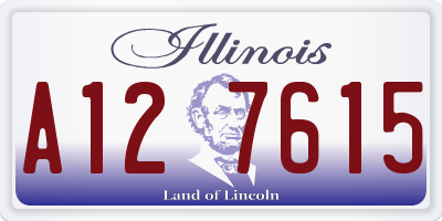 IL license plate A127615