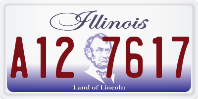 IL license plate A127617