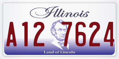 IL license plate A127624