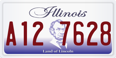 IL license plate A127628