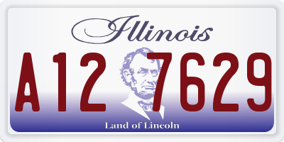 IL license plate A127629