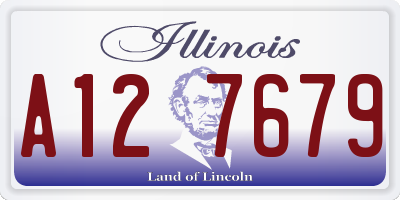 IL license plate A127679