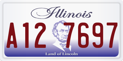 IL license plate A127697