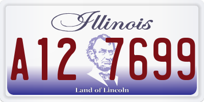IL license plate A127699