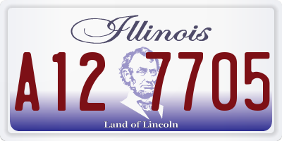 IL license plate A127705