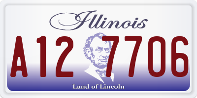 IL license plate A127706