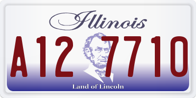 IL license plate A127710