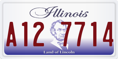 IL license plate A127714