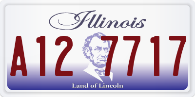 IL license plate A127717