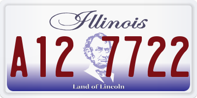 IL license plate A127722