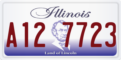 IL license plate A127723