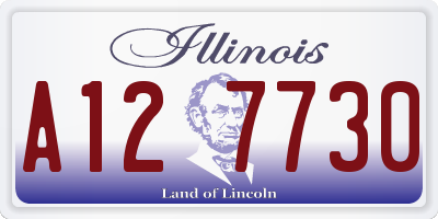 IL license plate A127730