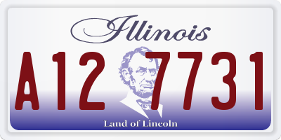 IL license plate A127731