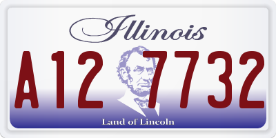 IL license plate A127732