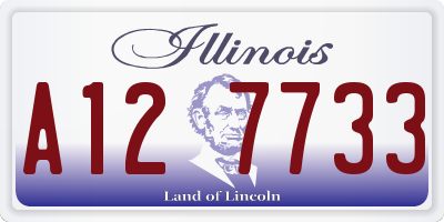 IL license plate A127733