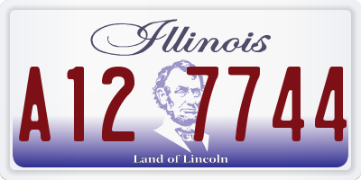 IL license plate A127744