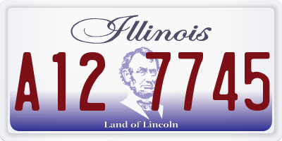 IL license plate A127745