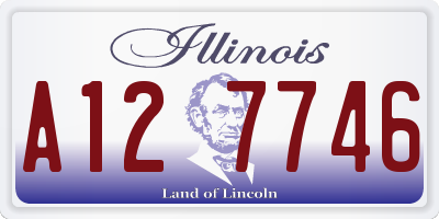 IL license plate A127746