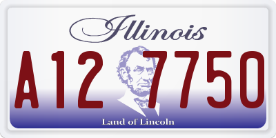 IL license plate A127750