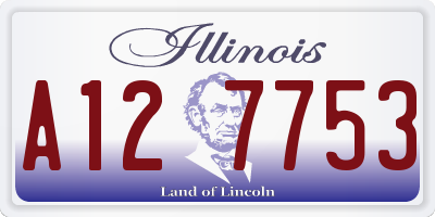 IL license plate A127753