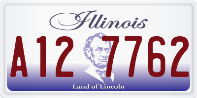 IL license plate A127762