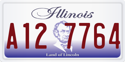 IL license plate A127764