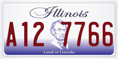 IL license plate A127766