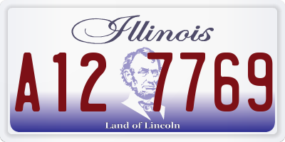 IL license plate A127769