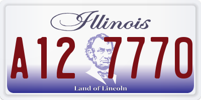 IL license plate A127770