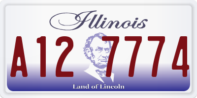 IL license plate A127774