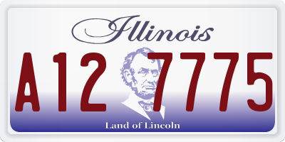 IL license plate A127775
