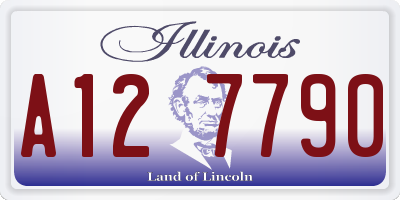 IL license plate A127790
