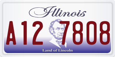 IL license plate A127808