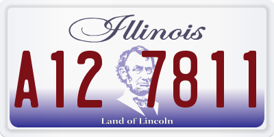IL license plate A127811