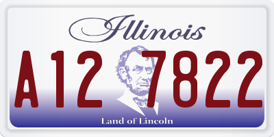 IL license plate A127822