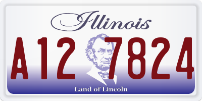 IL license plate A127824