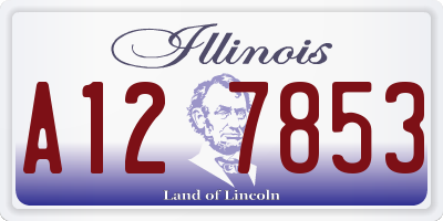 IL license plate A127853